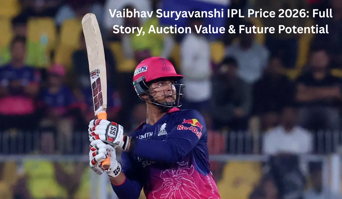 Vaibhav Suryavanshi IPL Price 2026: Full Story